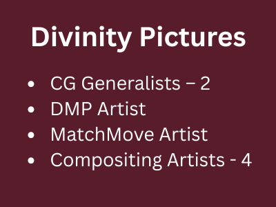 VFX Artist Jobs at Divinity Pictures