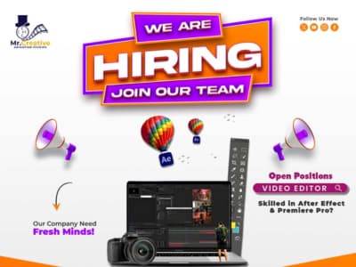 Video Editor Job fresher