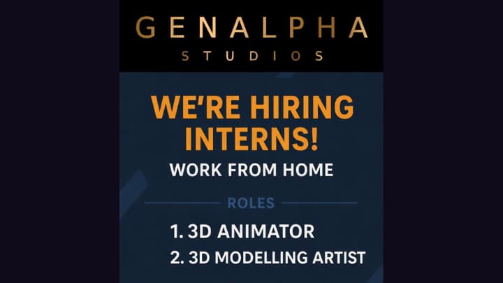 3D Animation Internship 