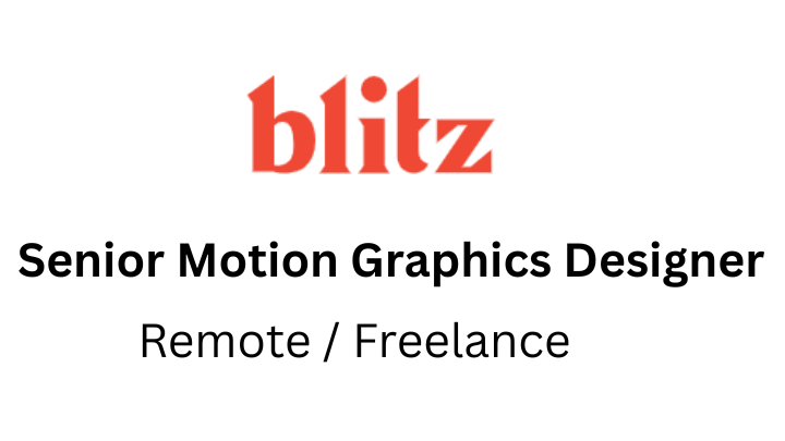 senior motion graphics job