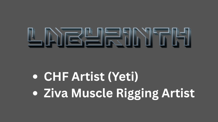 Ziva Muscle Rigging Jobs 