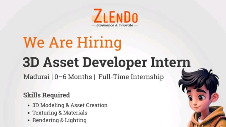 3D Asset Developer Internship