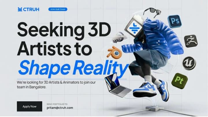 3D Blender Generalist & Animator Hiring 