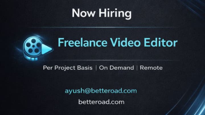 Freelance Reel Editor 