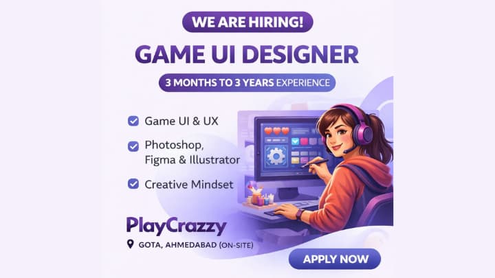 Game UI Designer Jobs at Playcrazzy