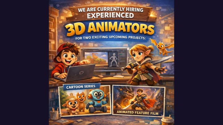 Animator required for Cartoon Series & Movie