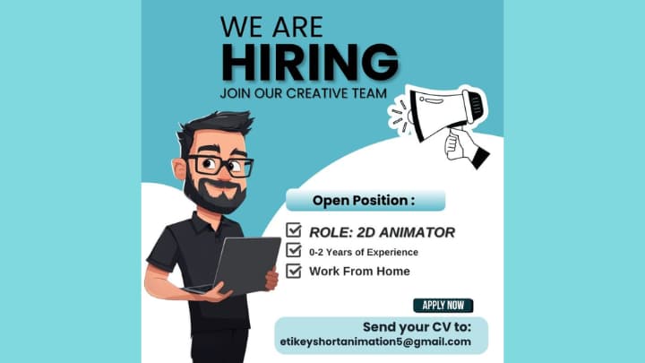 2D Animator for remote work