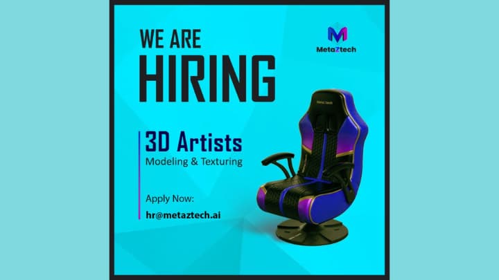 3D Artist for Modeling & Texturing
