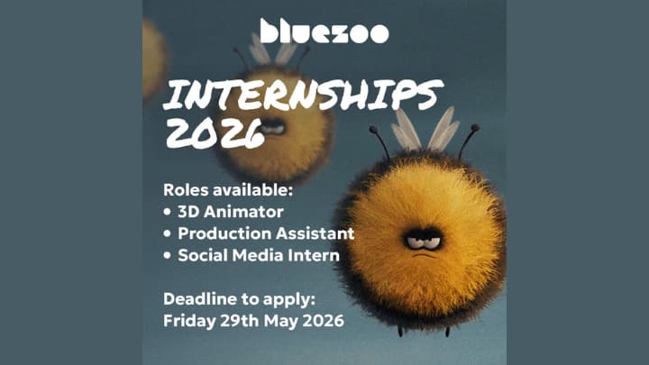 Internship openings at Blue Zoo Animation Studio