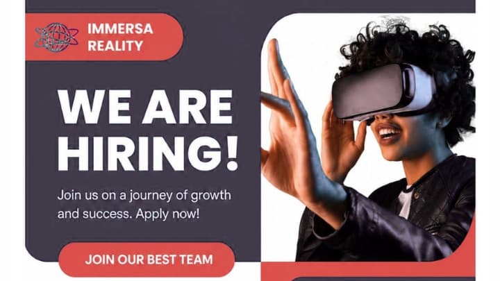 Job opening for 3ds Max and Unreal Engine Artists