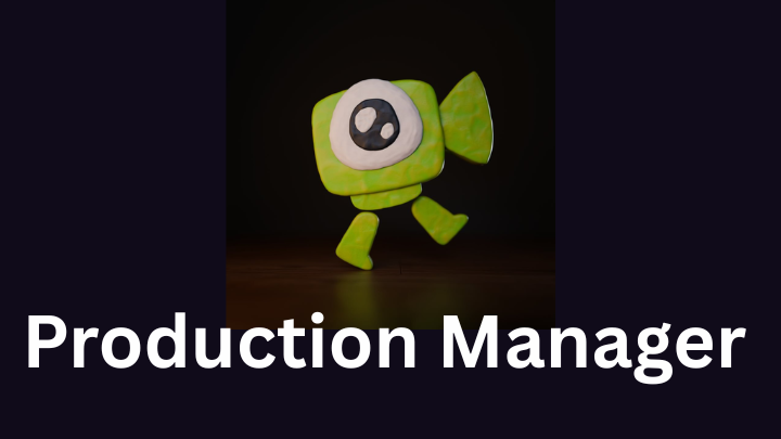 Job opening of Production Manager 