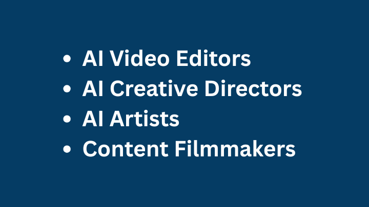 Job openings for multiple AI artist roles