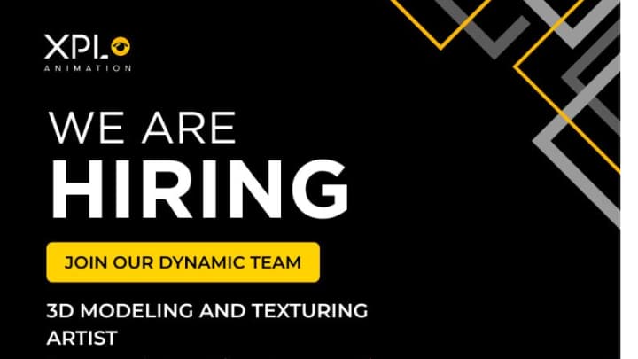 3D Modelling Artist Openings (Blender software)