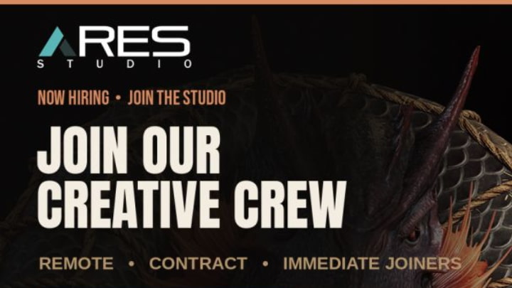Ares Studio Openings (2D and 3D artists)