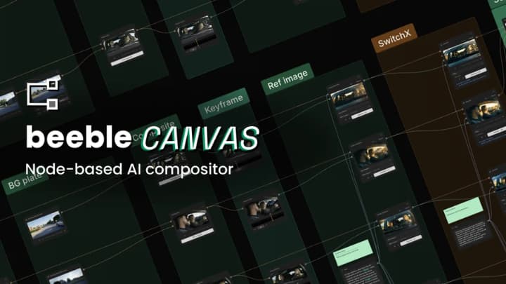  Canvas: A node-based AI compositing system from Beeble